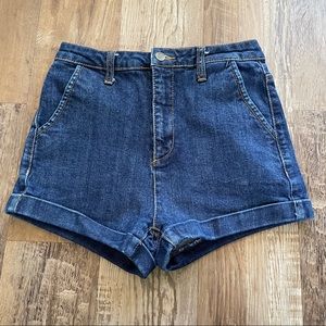 Litz high waisted mom shorts M